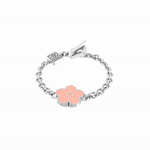Flower Power - Bracelet - Pink Enamel - 925 Sterling Silver - Gab Mc Neil