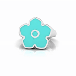 Flower Power - Ring - Turquoise Enamel - 925 Sterling Silver - Gab Mc Neil