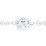 Flower Power - Bracelet - Black Enamel - 925 Sterling Silver - Gab Mc Neil