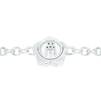 Flower Power - Bracelet - Lilac Enamel - 925 Sterling Silver - Gab Mc Neil