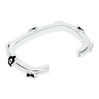 Flower Power - Cuff - Black Enamel - 925 Sterling Silver - Gab Mc Neil