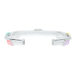 Flower Power - Cuff - Multi-Colored Enamel - 925 Sterling Silver - Gab Mc Neil