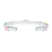 Flower Power - Cuff - Multi-Colored Enamel - 925 Sterling Silver - Gab Mc Neil