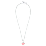 Flower Power - Necklace - Pink Enamel - 925 Sterling Silver - Gab Mc Neil