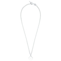Flower Power - Necklace - White Enamel - 925 Sterling Silver - Gab Mc Neil