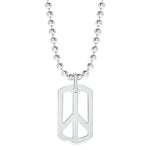 Peace///War - Necklace - 925 Sterling Silver - Gab Mc Neil